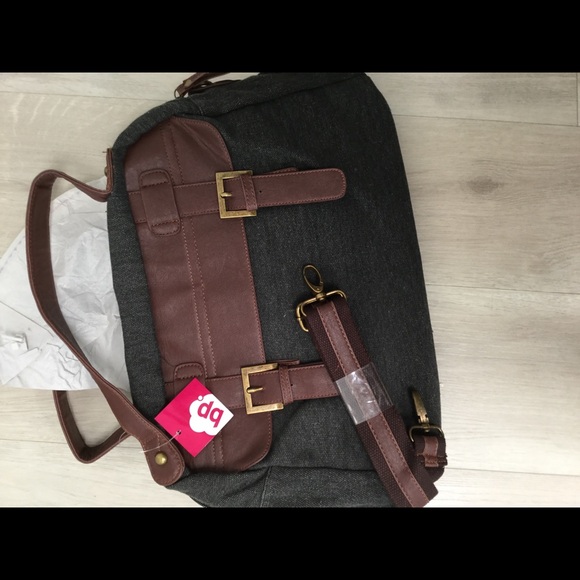 BP double handle w/shoulder strap gray demon NWT - Picture 4 of 7